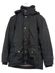 Vorschaubild 1 von Herren Winterjacke Parka Gr. 36/S Schwarz Kapuze Outdoor