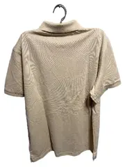Vorschaubild 2 von Herren Poloshirt Beige Gr. L Baumwolle Klassisch Logo