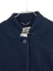 Vorschaubild 3 von Damen Übergangsmantel Teddy Bouclé Blau XXL Gr. 44