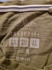 Vorschaubild 4 von Herren T-Shirt Gr. M Oliv Extreme Print Baumwolle Casual