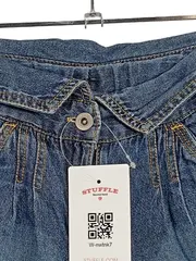 Vorschaubild 2 von Jeans Shorts Mädchen Gr. 134 Blau Denim Sommer