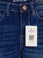 Vorschaubild 2 von Jeans Slim Fit Damen Baumwolle Blau Gr. W28 S