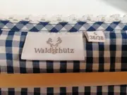 Vorschaubild 7 von Damen Karo Bluse Kurzarm Blau Gr. 36-38 Trachtenstil
