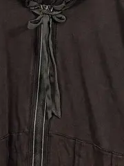 Vorschaubild 3 von TAIFUN Damen Strickjacke Gr. L Braun Rüschenkragen Reißverschluss