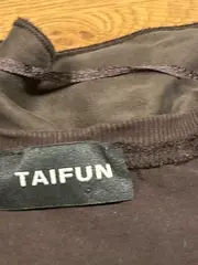 Vorschaubild 6 von TAIFUN Damen Strickjacke Gr. L Braun Rüschenkragen Reißverschluss