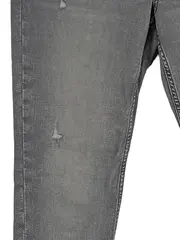 Vorschaubild 4 von Herren Jeans Slim Fit Grau W30/L32 Destroyed Look