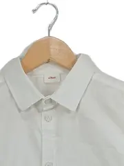 Vorschaubild 3 von Hemd Jungen Gr. 164 Weiß Langarm Business Klassisch