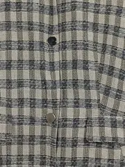 Vorschaubild 2 von Damen Blazer kariert Beige Größe S Tweed-Optik Langarm