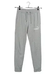 Vorschaubild 1 von Jogginghose Damen Sport Hose Baumwolle Grau Meliert Gr. 34 XS