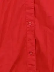 Vorschaubild 4 von Damen Hemdbluse Langarm Rot Gr. M 38 Baumwolle Casual