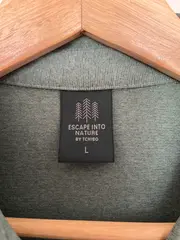 Vorschaubild 4 von Escape Into Nature Herren Poloshirt Gr. L grün meliert