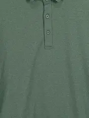 Vorschaubild 2 von Escape Into Nature Herren Poloshirt Gr. L grün meliert