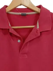 Vorschaubild 3 von Damen Poloshirt Gr. 40/L Rot Casual Kurzarm