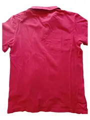 Vorschaubild 2 von Damen Poloshirt Gr. 40/L Rot Casual Kurzarm