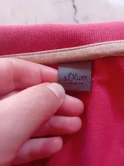 Vorschaubild 7 von Damen Poloshirt Gr. 40/L Rot Casual Kurzarm