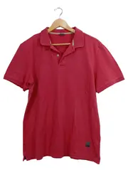 Vorschaubild 1 von Damen Poloshirt Gr. 40/L Rot Casual Kurzarm