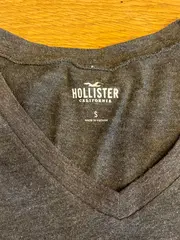Vorschaubild 4 von Herren T-Shirt Basic Grau Meliert Kurzarm Gr. S Baumwolle