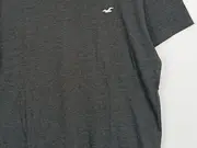 Vorschaubild 3 von Herren T-Shirt Basic Grau Meliert Kurzarm Gr. S Baumwolle