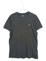 Vorschaubild 1 von Herren T-Shirt Basic Grau Meliert Kurzarm Gr. S Baumwolle