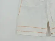 Vorschaubild 2 von Mädchen Capri Hose Gr. 140 Weiß Papagei Stickerei Orange