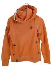 Vorschaubild 1 von Damen Kapuzenpullover Hoodie Gr. M Orange Meliert Freizeit Casual