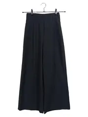 Vorschaubild 1 von Culotte Hose Damen XS/34 Schwarz Weites Bein Elegant