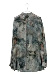 Vorschaubild 1 von Herren Freizeithemd Langarm Batik Gr. L Relaxed Fit Mehrfarbig