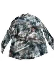 Vorschaubild 2 von Herren Freizeithemd Langarm Batik Gr. L Relaxed Fit Mehrfarbig
