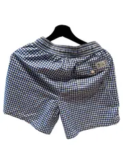 Vorschaubild 2 von Badeshorts Herren Kariert Blau Gr. S Polyester