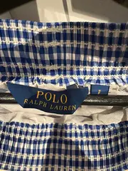 Vorschaubild 7 von Badeshorts Herren Kariert Blau Gr. S Polyester