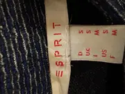 Vorschaubild 7 von Damen Kleid Gr. 38 M Grau Gestreift Langarm Freizeitkleid Reißverschluss