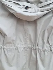 Vorschaubild 4 von Damen Parka Leichte Jacke mit Kapuze Beige Gr. 40 Baumwolle