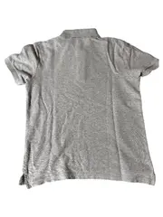 Vorschaubild 2 von Herren Poloshirt Grau Meliert Gr. M Kurzarm Baumwolle Sportlich Freizeit