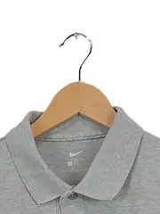 Vorschaubild 4 von Herren Poloshirt Grau Meliert Gr. M Kurzarm Baumwolle Sportlich Freizeit
