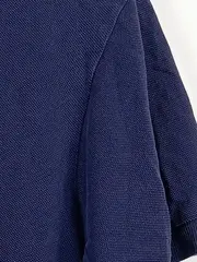 Vorschaubild 7 von Poloshirt Herren Gr. 2 XS Blau Baumwolle Kurzarm Piqué Logo Shirt