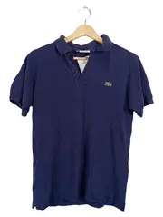 Vorschaubild 1 von Poloshirt Herren Gr. 2 XS Blau Baumwolle Kurzarm Piqué Logo Shirt