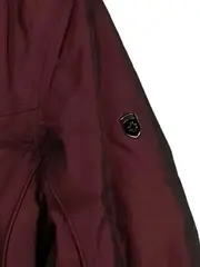 Vorschaubild 4 von Damen Winterjacke Parka Gr. S Bordeaux Kapuze Gürtel