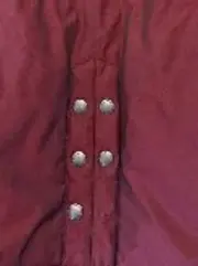 Vorschaubild 6 von Damen Winterjacke Parka Gr. S Bordeaux Kapuze Gürtel