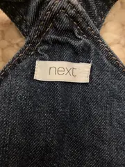 Vorschaubild 5 von Jeans Latzkleid Mädchen Gr. 104 Blau Baumwolle Trägerkleid