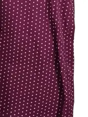 Vorschaubild 4 von Damen Langarmshirt Tunika Lila Punkte Baumwolle Größe 46x48