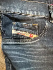 Vorschaubild 3 von Damen Jeans Straight Leg Blau W29 L30 Denim Hose