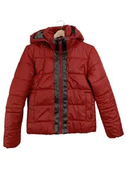 Vorschaubild 1 von Damen Steppjacke Winterjacke Kapuze Rot Gr. 36/S Casual Outdoor