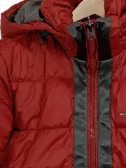 Vorschaubild 3 von Damen Steppjacke Winterjacke Kapuze Rot Gr. 36/S Casual Outdoor