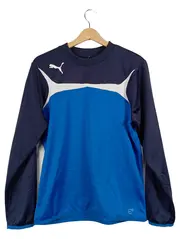 Vorschaubild 1 von Herren Langarmshirt Sport Training Gr. S Blau Polyester Logo