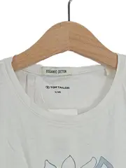 Vorschaubild 3 von Mädchen T-Shirt Gr. 140 Weiß Blumenprint Bio-Baumwolle