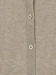 Vorschaubild 4 von Damen Strickjacke Cardigan Cotton Wool Beige Gr. L