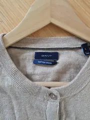 Vorschaubild 5 von Damen Strickjacke Cardigan Cotton Wool Beige Gr. L