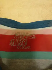 Vorschaubild 5 von Damen Langarmshirt Gestreift Baumwolle Freizeit Gr. L 40