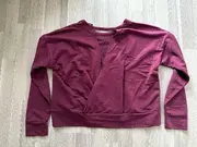 Vorschaubild 3 von Dri-Fit Damen Pullover Sweatshirt Lila Gr. L Rückenausschnitt