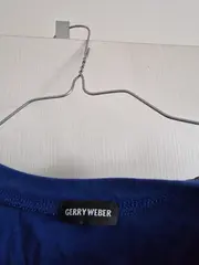 Vorschaubild 6 von Langarmshirt Damen Gr. 38 Blau Nieten Baumwolle Modern Print